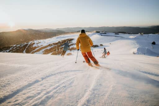 Snowing at Mt Buller